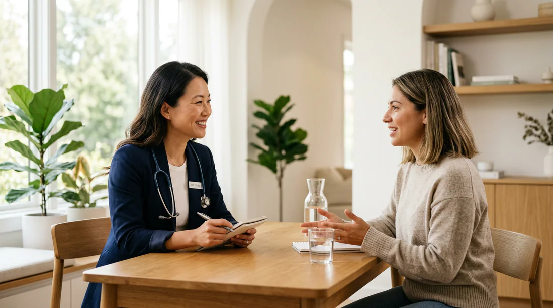 Consultation médicale sur la nutrition et les compléments alimentaires